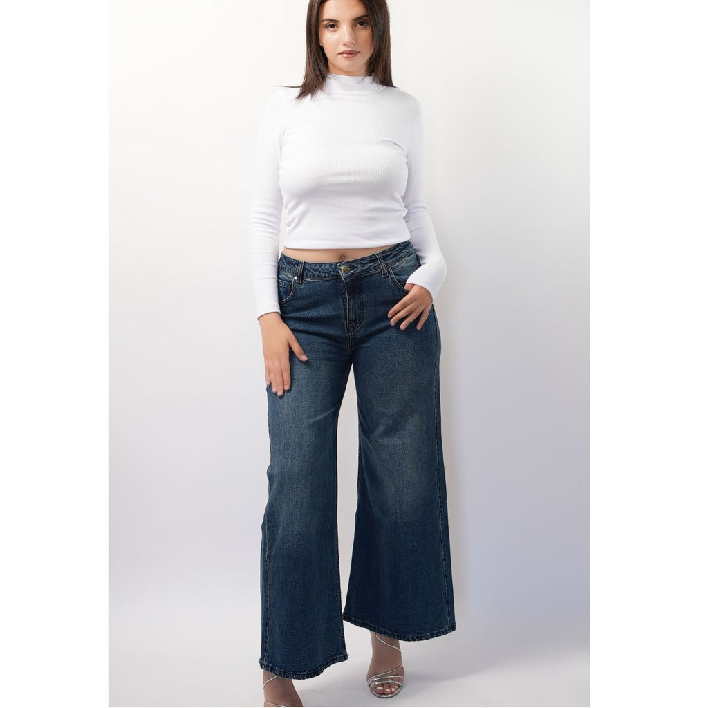 Pantalon Denim Medium Bleu / Dirty