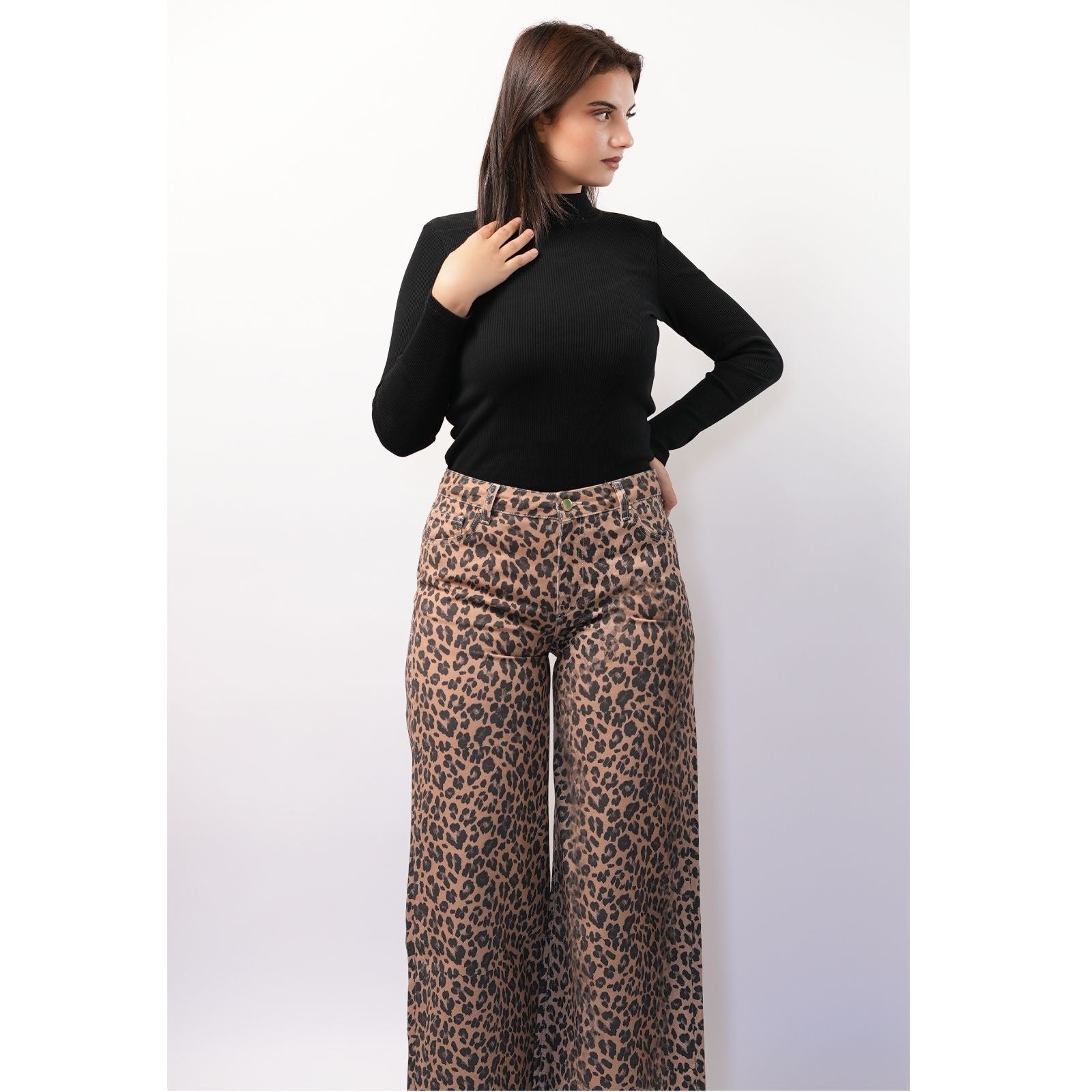 Pantalon Imprimé – Léopard