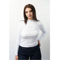 Pull 100 % Coton – Blanc
