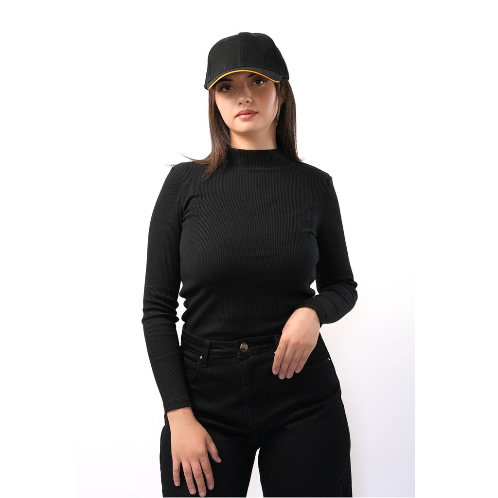Pull 100 % Coton – Noir