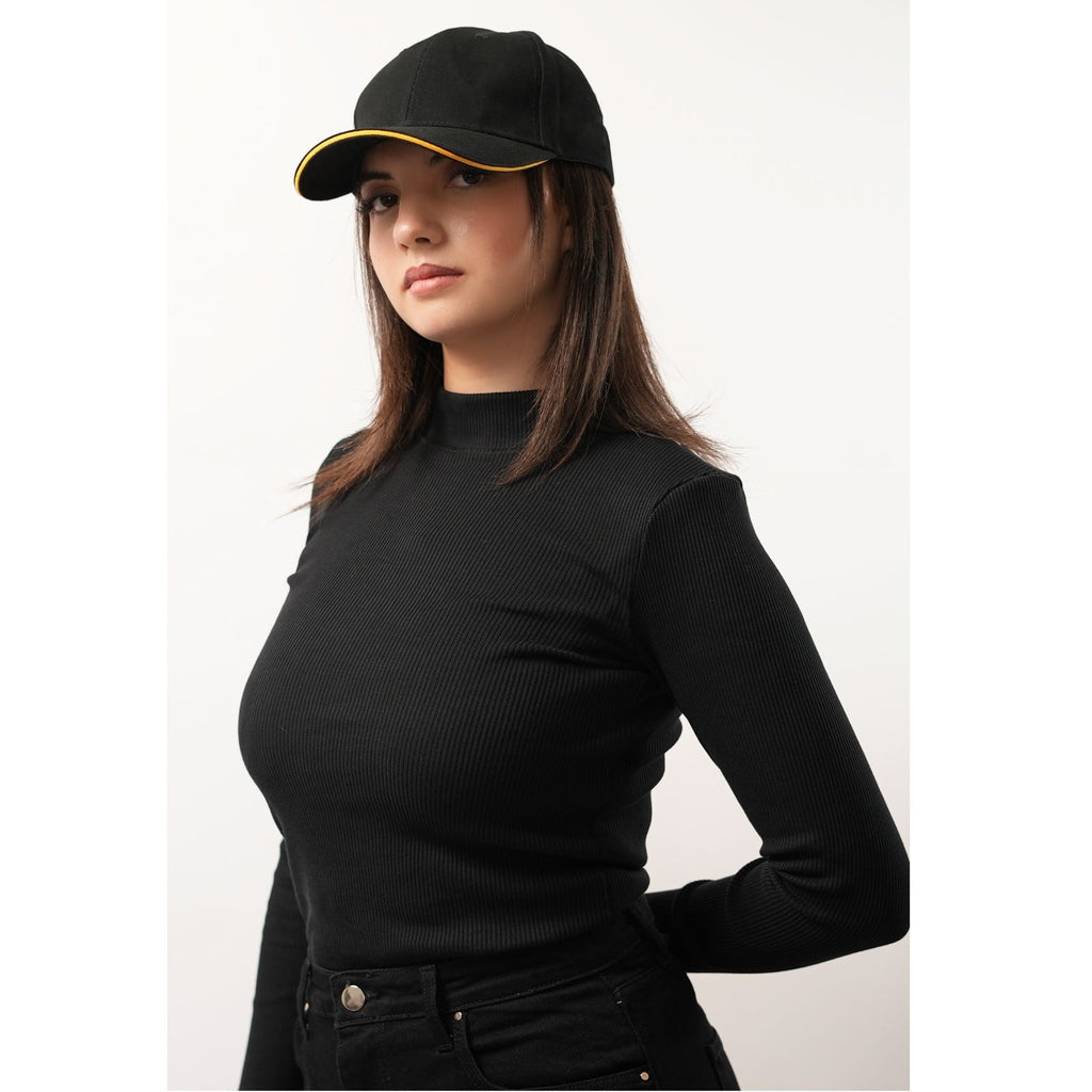 Pull 100 % Coton – Noir