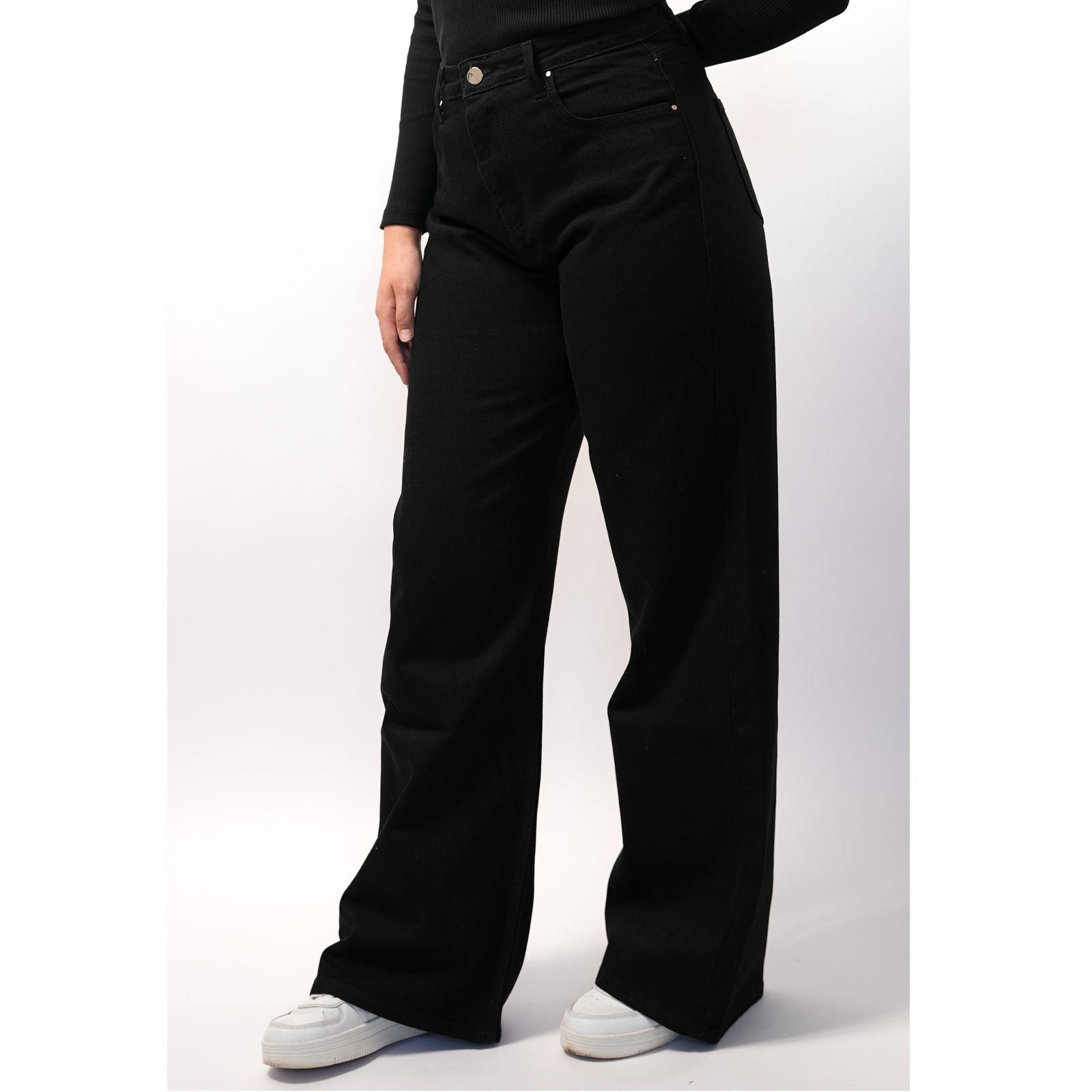 Pantalon en denim – Noir