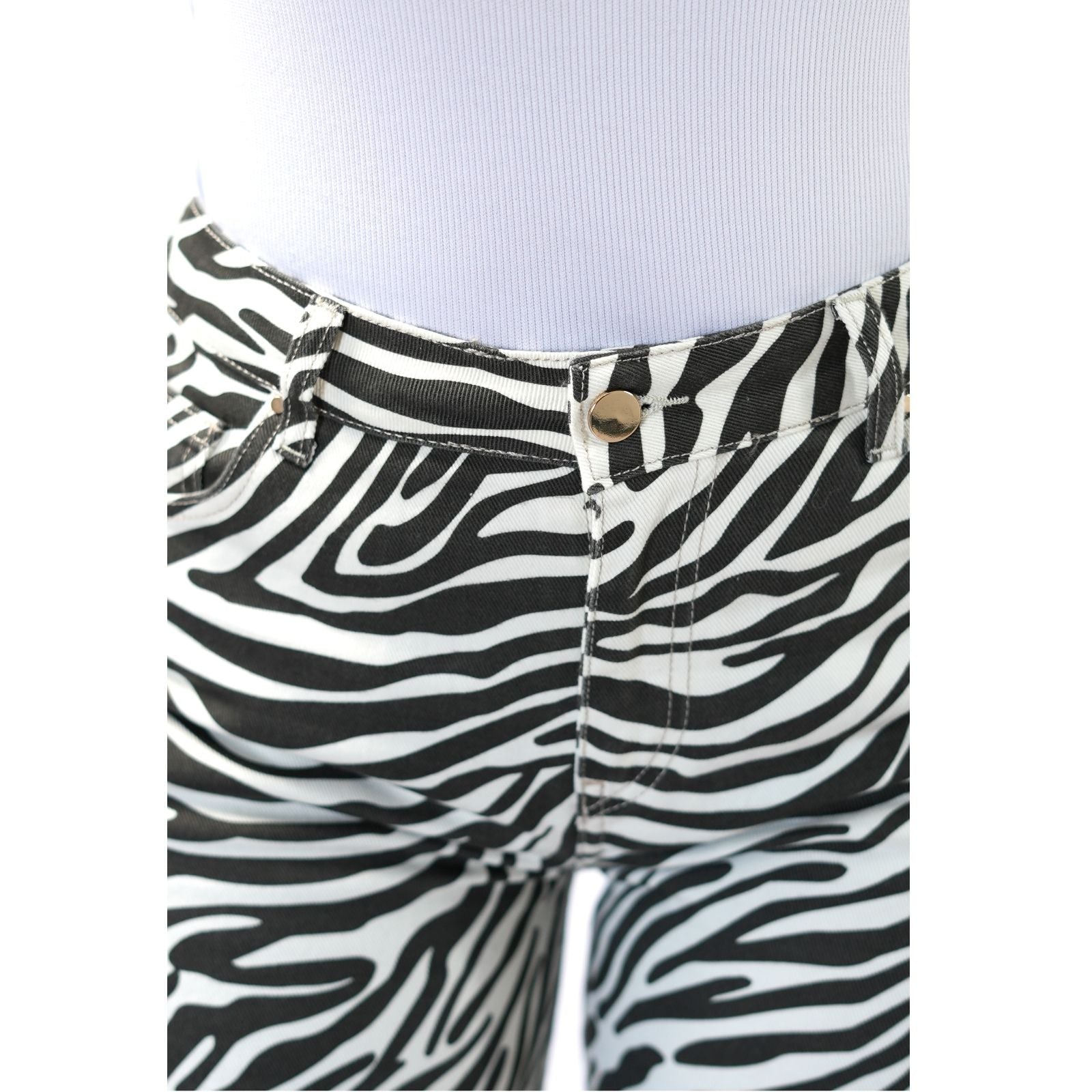 Pantalon Imprimé – Zèbre