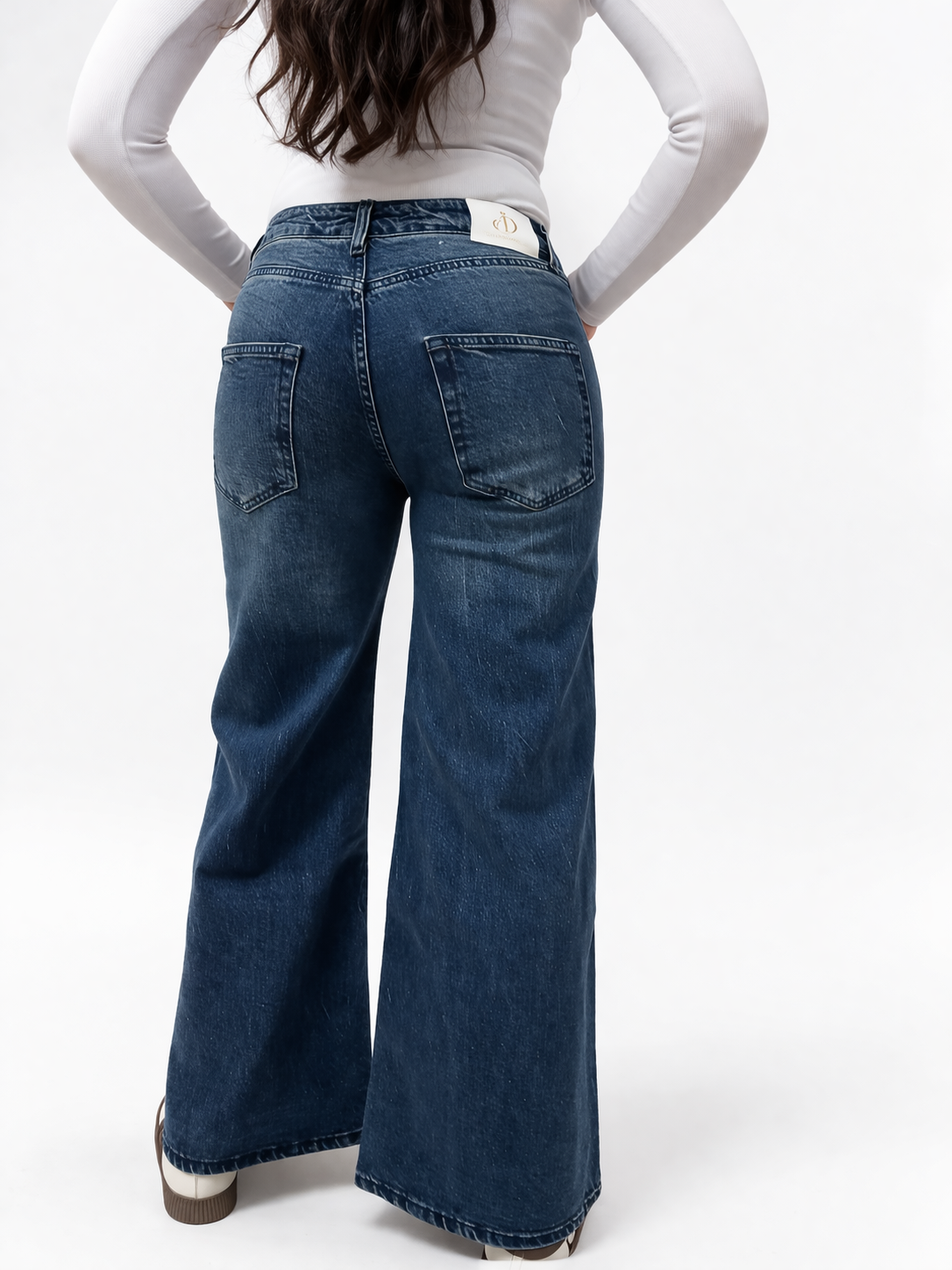 Pantalon Denim Medium Bleu / Dirty