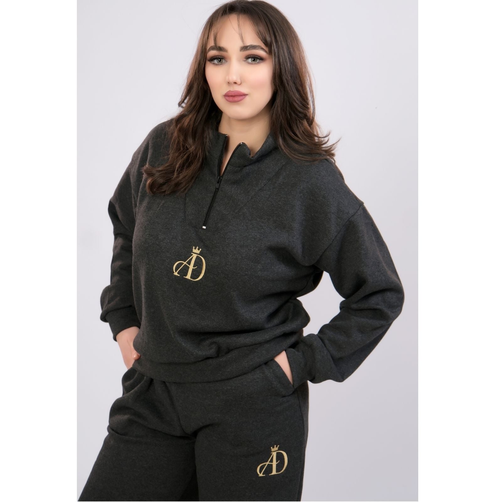 Pull Jogging - Gris charbon