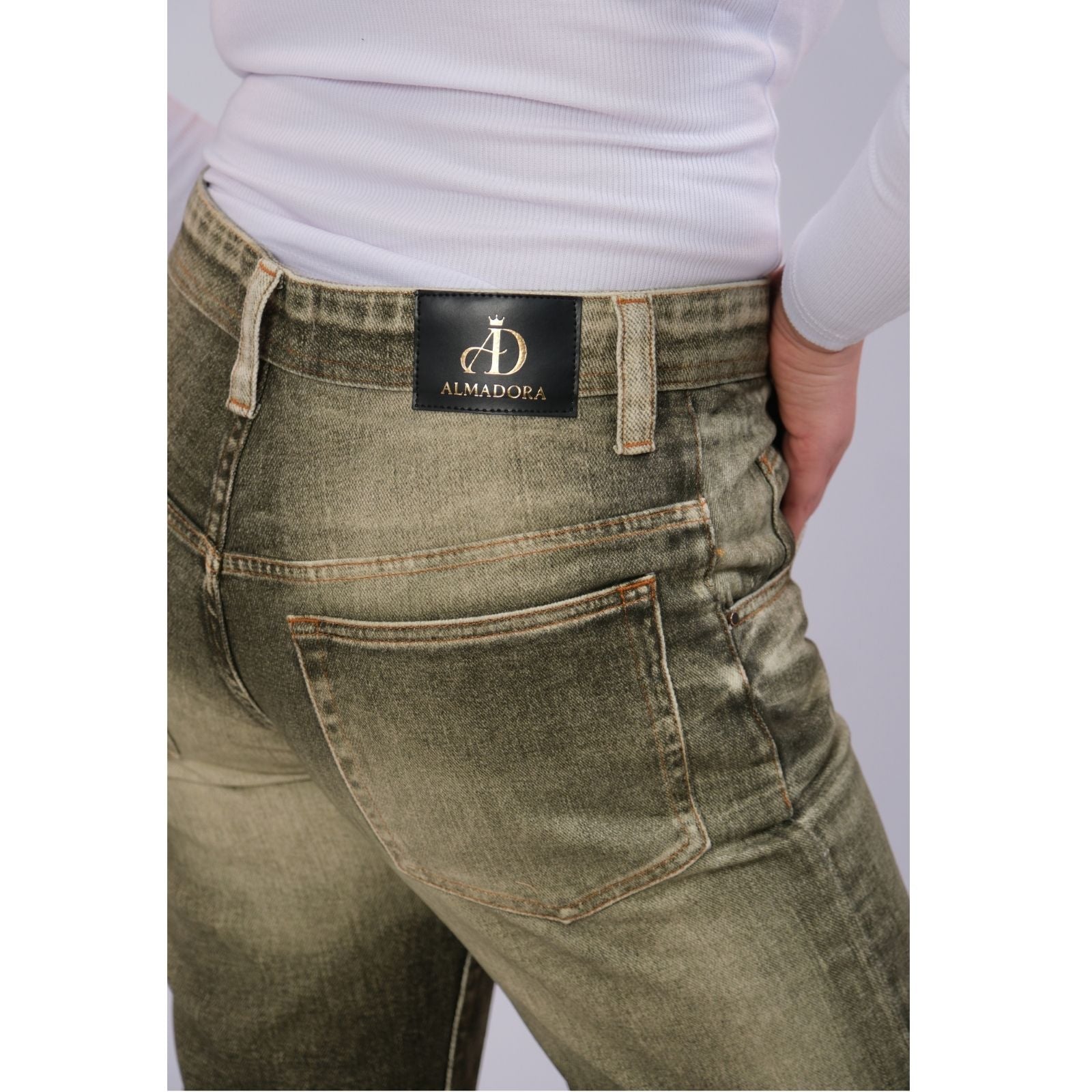 Pantalon Imprimé – Vert