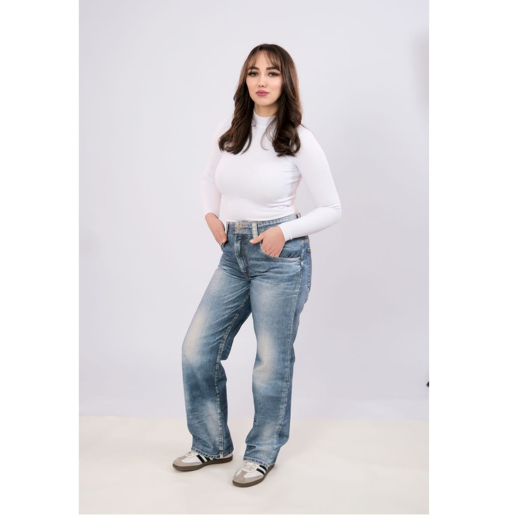 Pantalon Imprimé – Bleu
