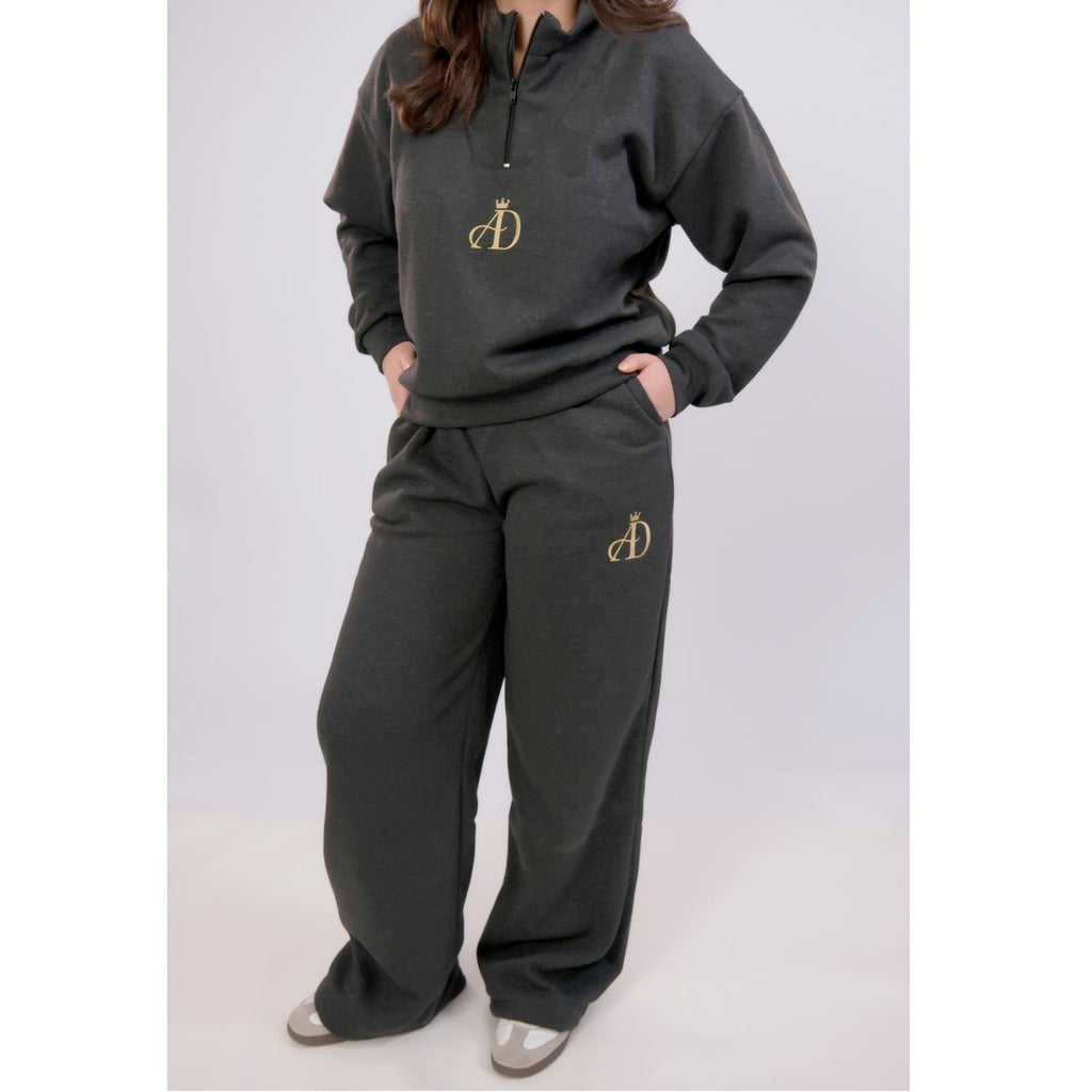 Pantalon Jogging - Gris charbon