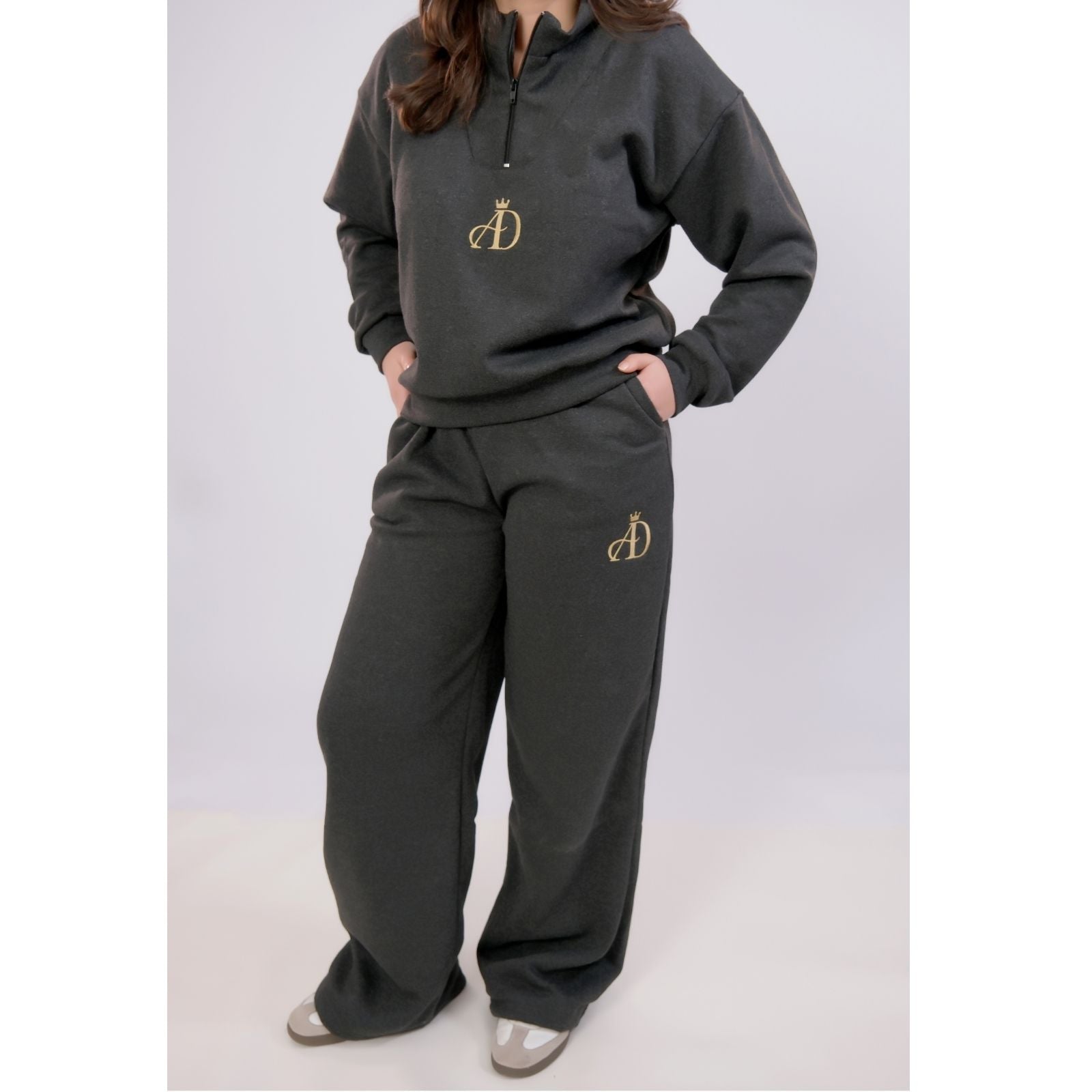 Pantalon Jogging - Gris charbon