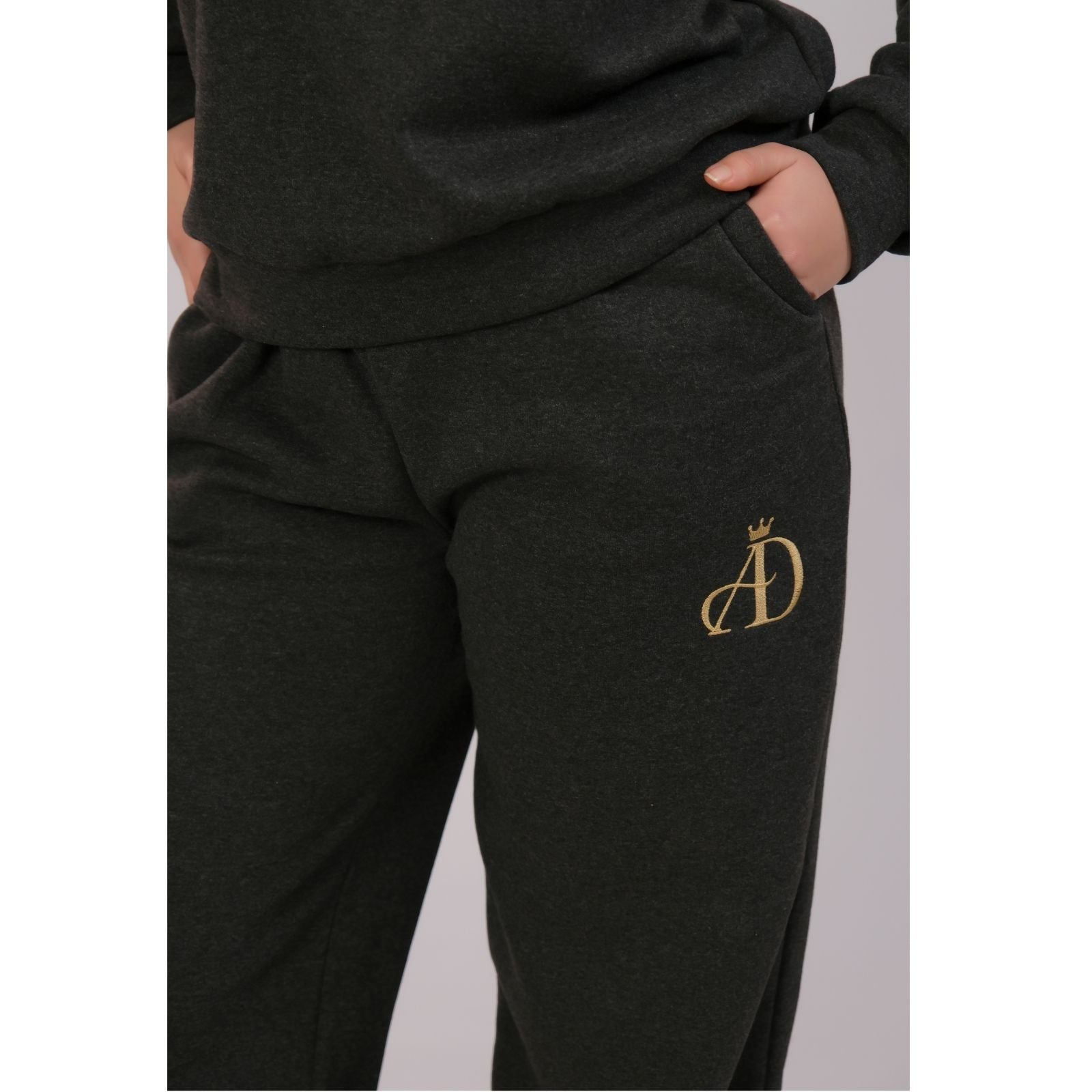 Pantalon Jogging - Gris charbon