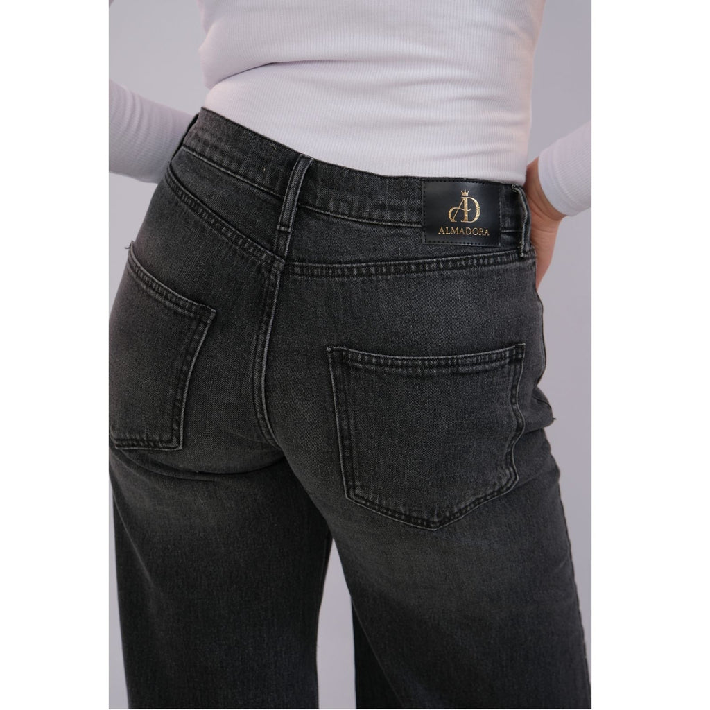Pantalon en Denim Confort  Medium Gris
