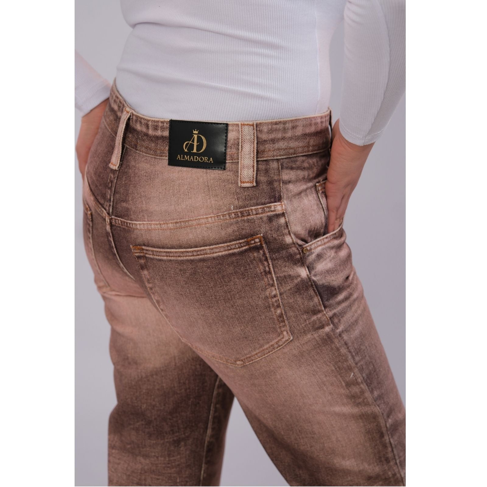 Pantalon Imprimé – Rouge