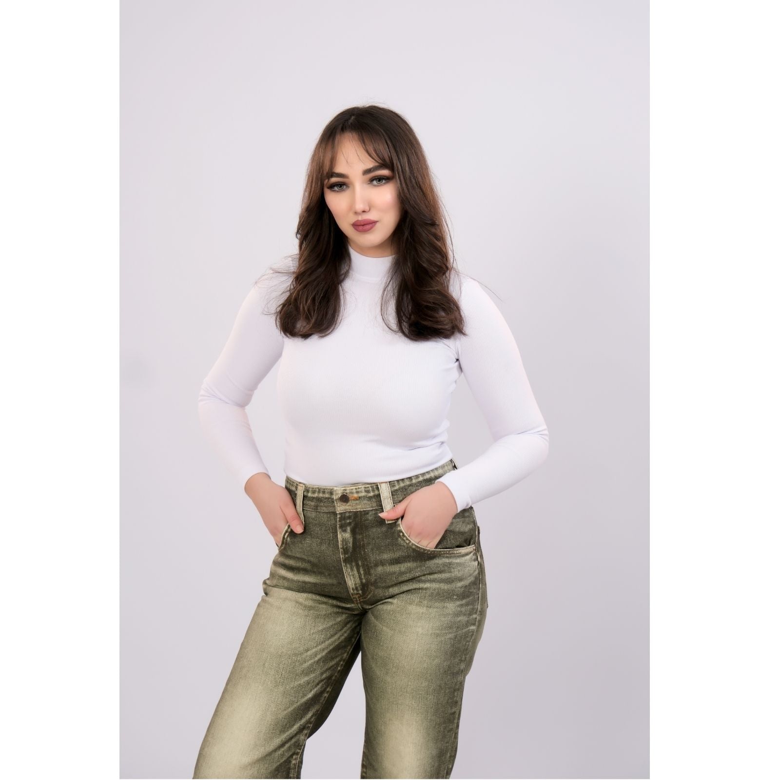 Pantalon Imprimé – Vert