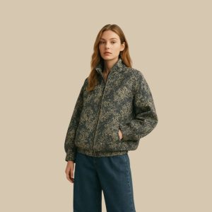 Veste imprimé denim